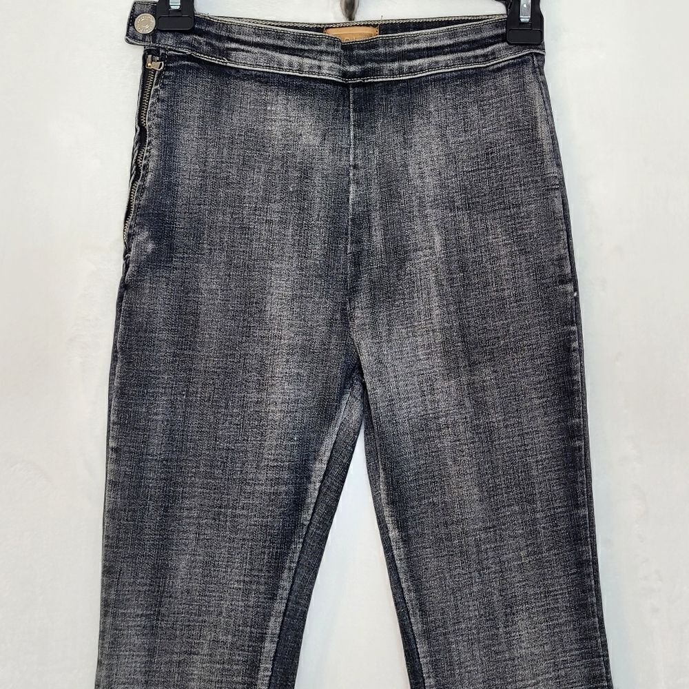 Pol Stretchy High Waist Flare Bell Bottom Pants Size Small - Picture 2 of 9